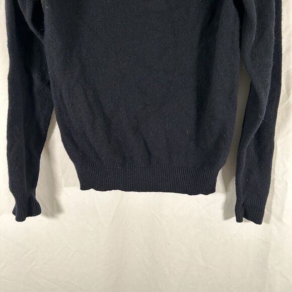 Uniqlo Wool Sweater Women's XS Black Knit Long Sleeve TurtleNeck Pullover - Picture 9 of 9